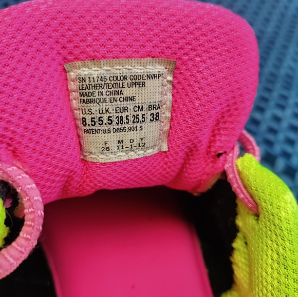 Skechers - women's pink skech air sport cross training sneakers. Size- 8.5 - Picture 6 of 7